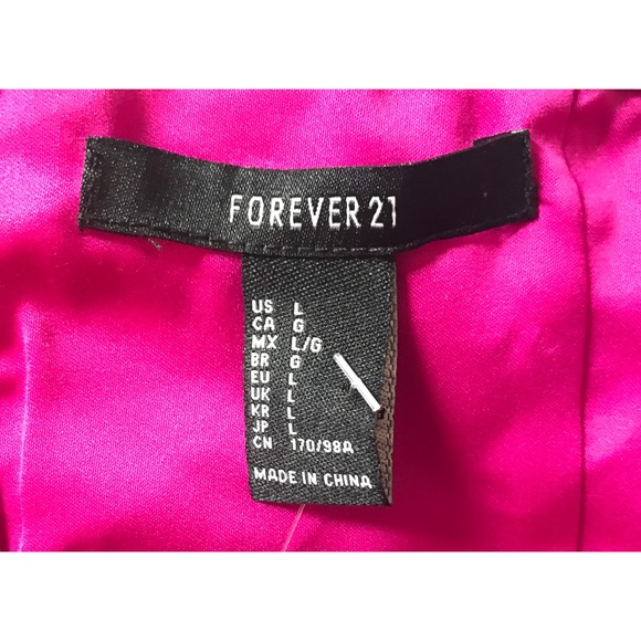 FOREVER21 Hot Pink Large Top - Picture 5 of 8